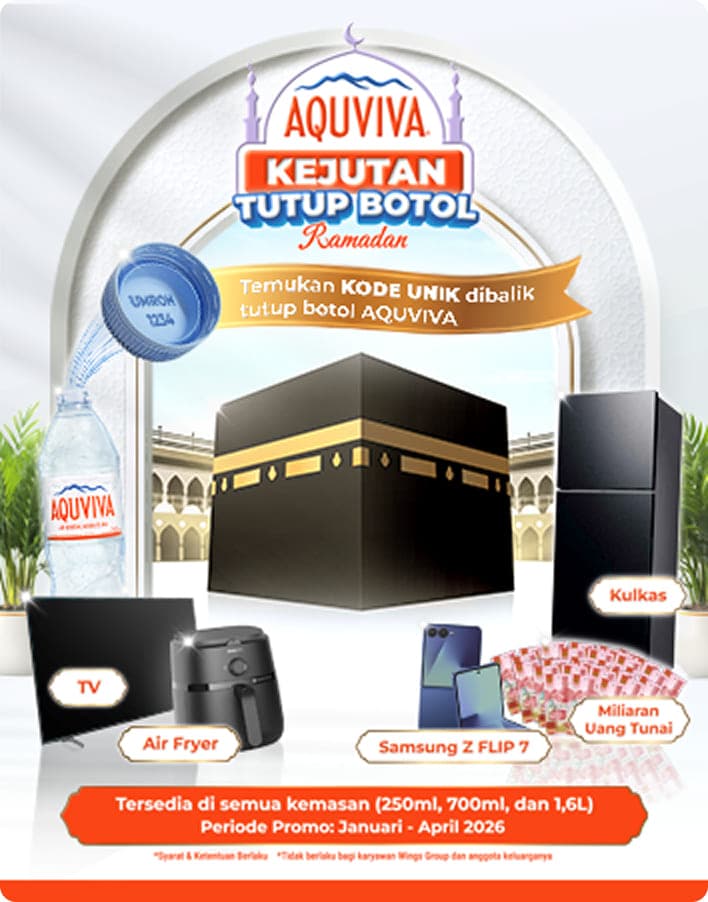 Cek Tutup Botol AQUVIVA Sekarang!