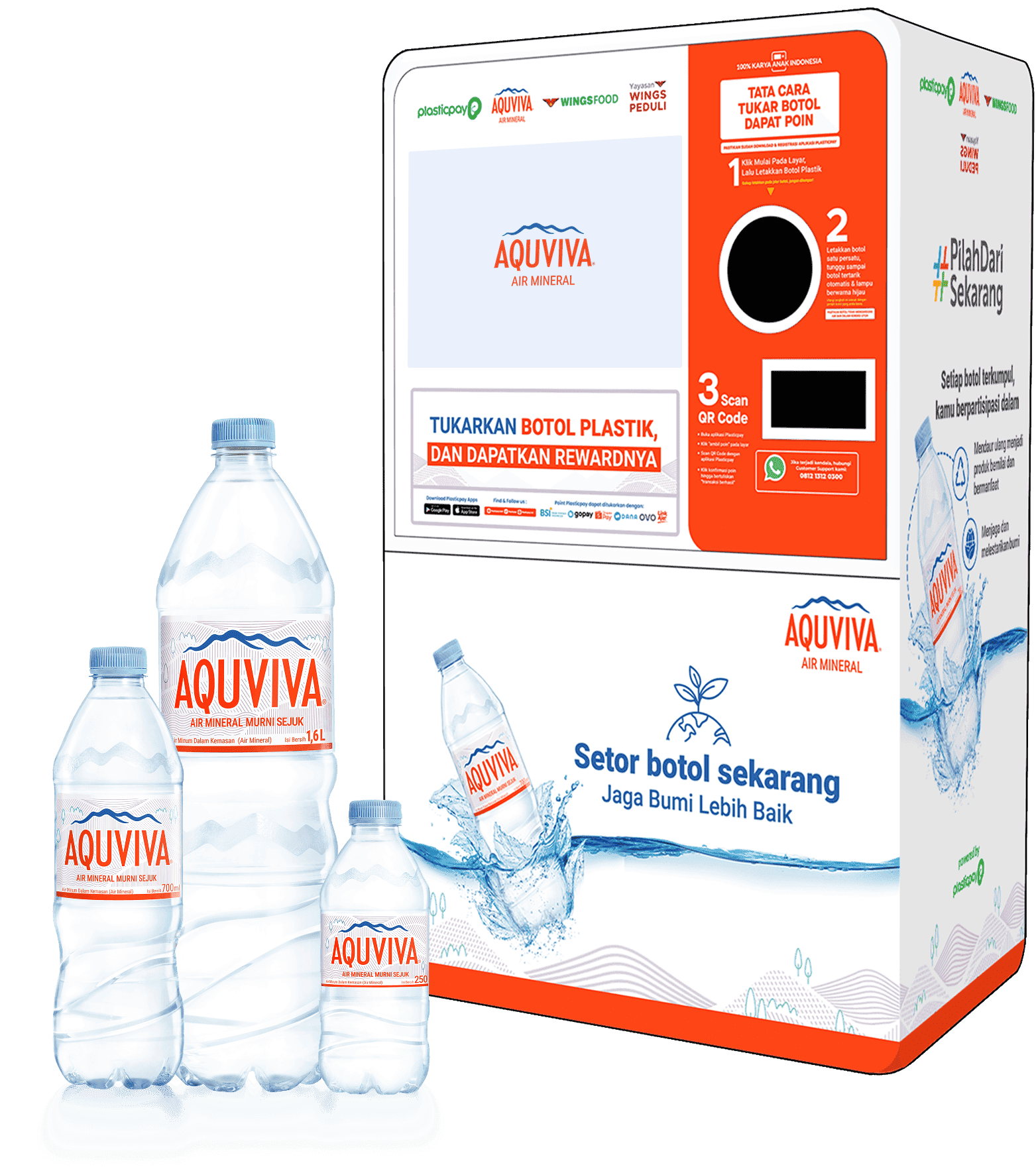 AQUVIVA Recycling Program - Reverse Vending Machine