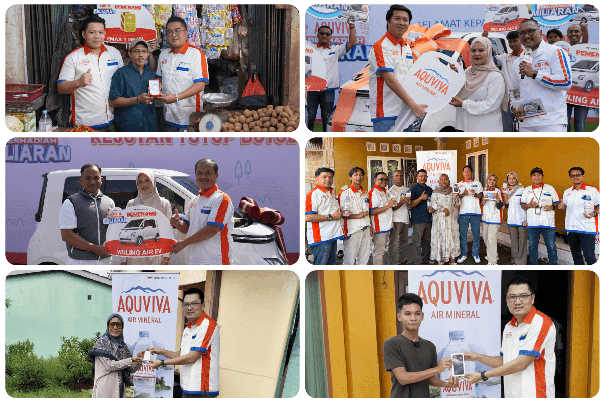 Cerita Menarik Para Pemenang Promo Kejutan Tutup Botol AQUVIVA