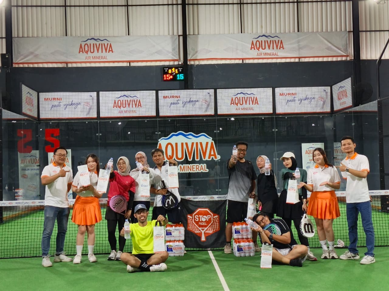 Mabar with AQUVIVA: Serunya Bermain Padel Bersama Komunitas