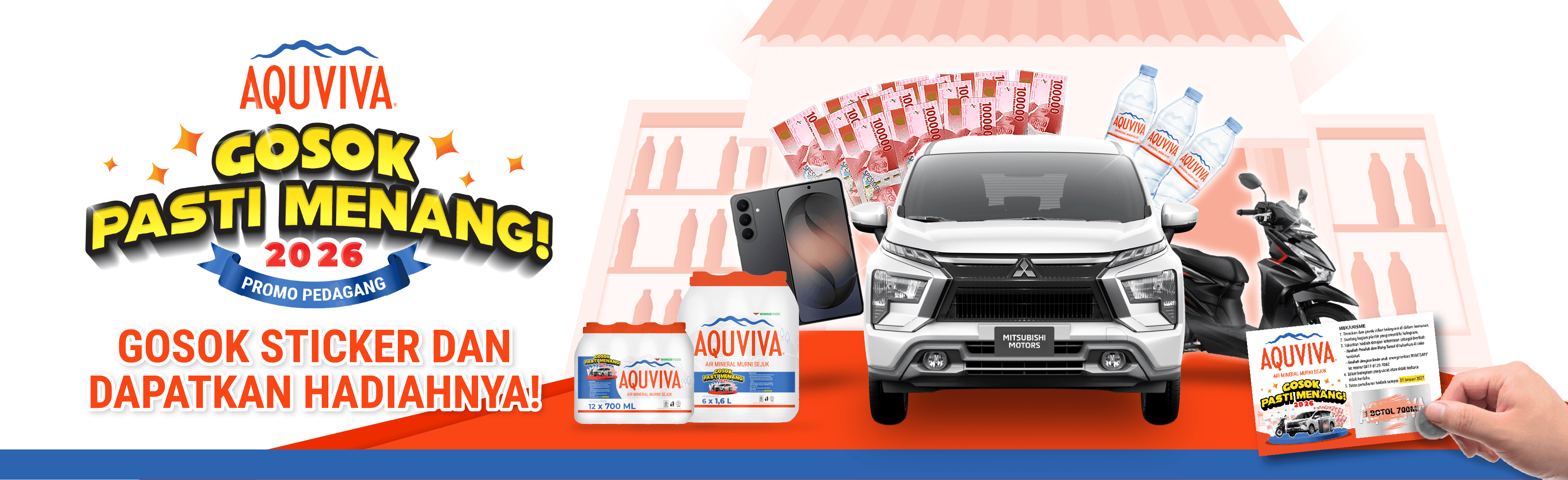 Gosok Stiker Hologram AQUVIVA Sekarang!