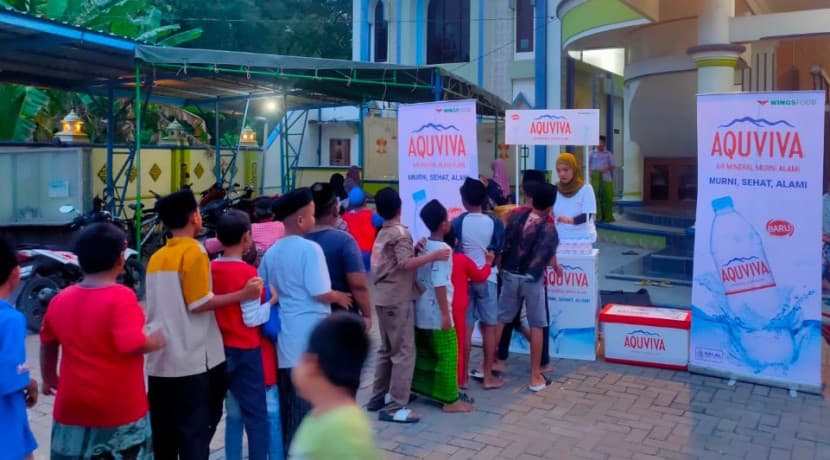 AQUVIVA Hadirkan Kesejukkan Ramadhan, Bagikan 450 Ribu Air Mineral untuk Berbuka Puasa di Seluruh Indonesia