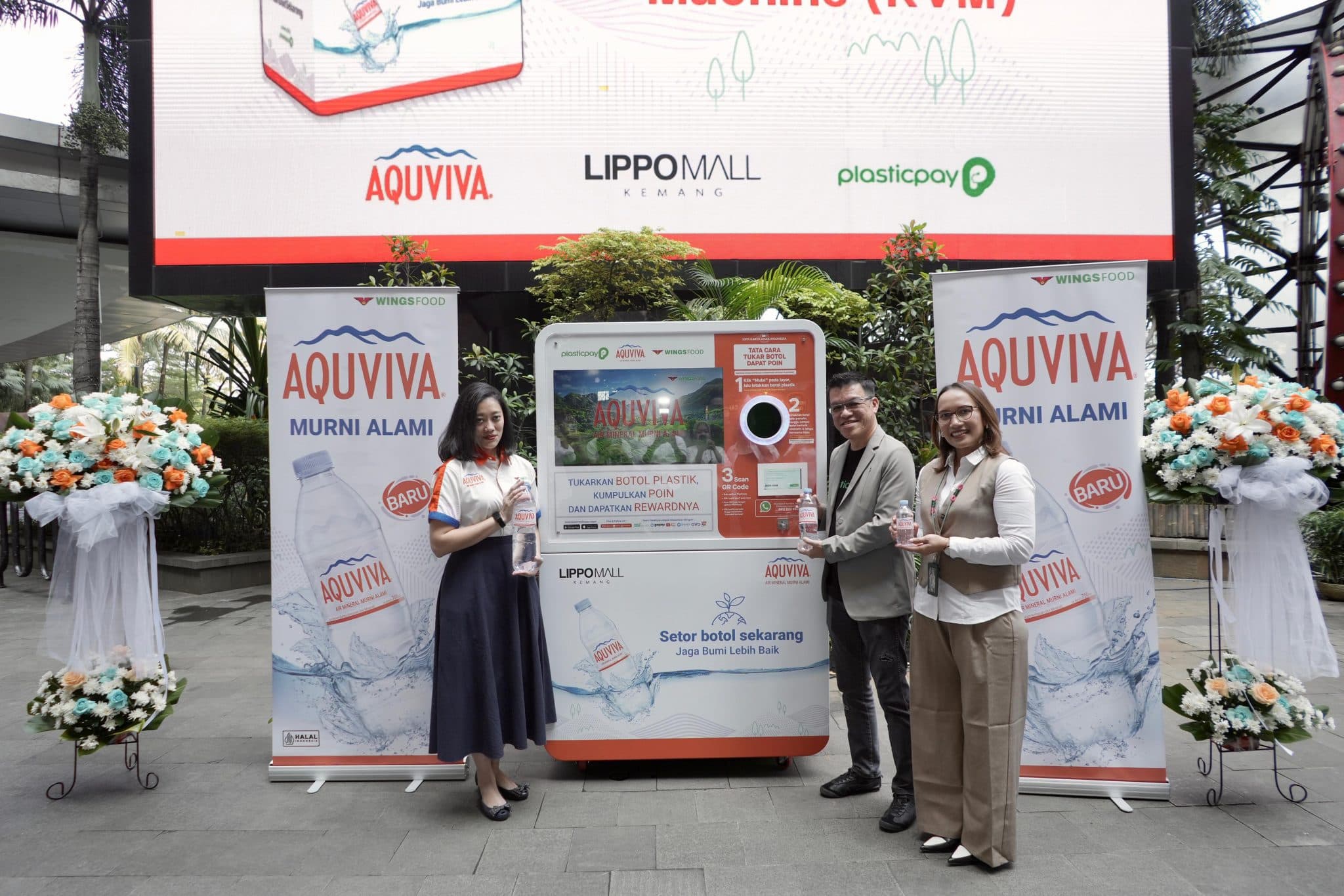 AQUVIVA dan Plasticpay Resmikan Reverse Vending Machine Pertamanya di Lippo Mall Kemang, Ajak Masyarakat Kelola Sampah Plastik